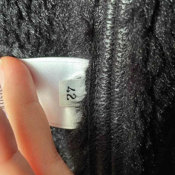 Luxury Vegan Leather Coat Jacket - made in Italy, one of a kind - Picture 5 of 10